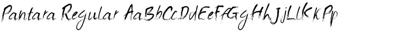 Pantara Regular font