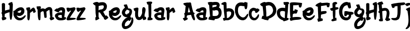 Hermazz Regular font