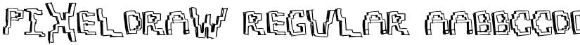 PixelDraw Regular font