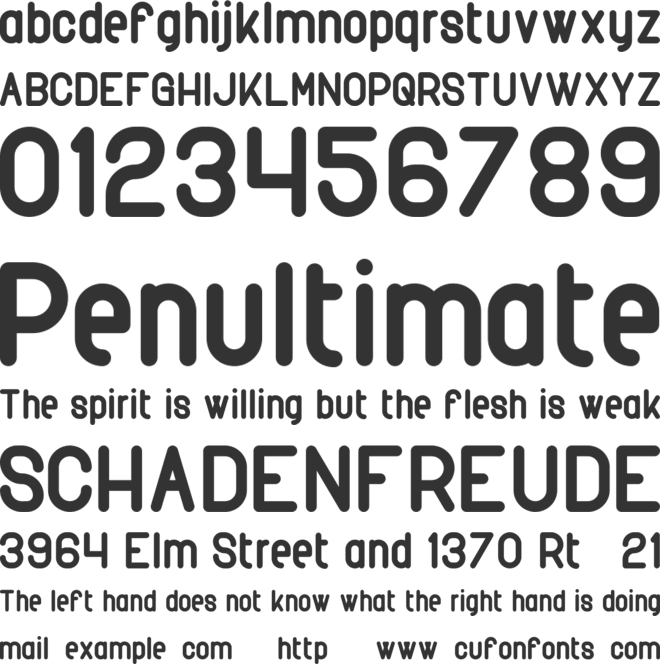 Rimini font preview