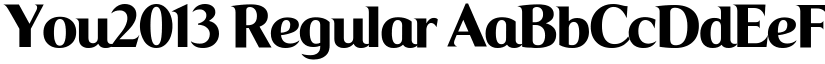You2013 Regular font
