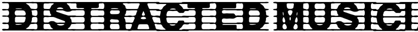 distracted musician font