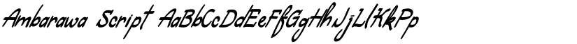 Ambarawa font download