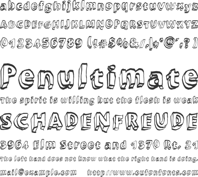 Brewski font preview