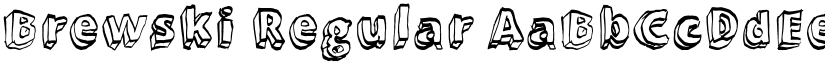 Brewski Regular font