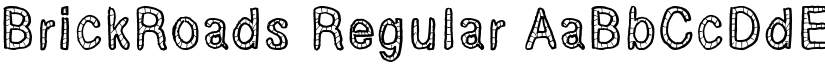 BrickRoads font download