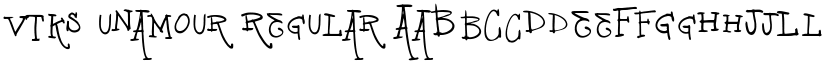 vtks unamour font download