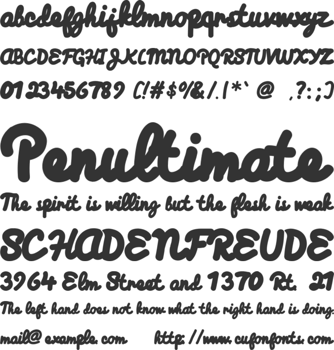 Himalaya font preview