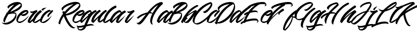 Beric Regular font