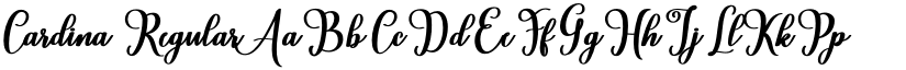 Cardina Regular font