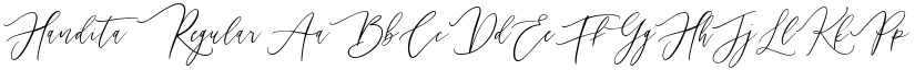 Handita Regular font