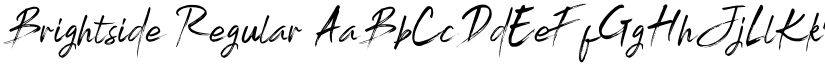 Brightside Regular font