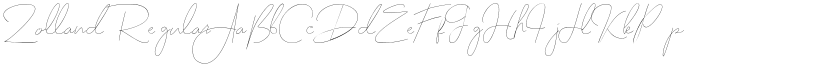Zolland font download