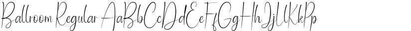 Ballroom Regular font
