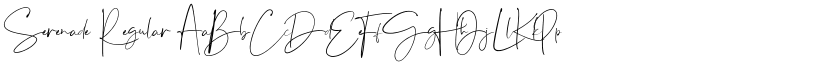 Serenade Regular font