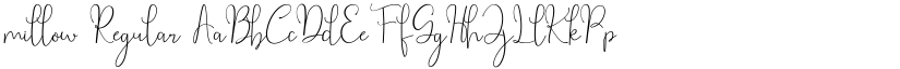 millow font download
