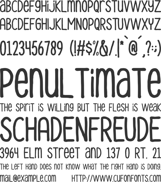 Dreamy Land Medium font preview