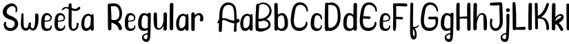 Sweeta Regular font