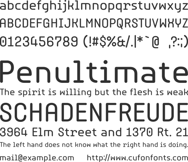 Typori font preview