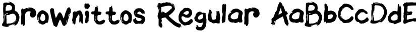 Brownittos Regular font