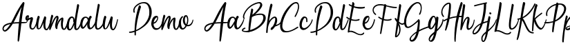 Arumdalu Demo font