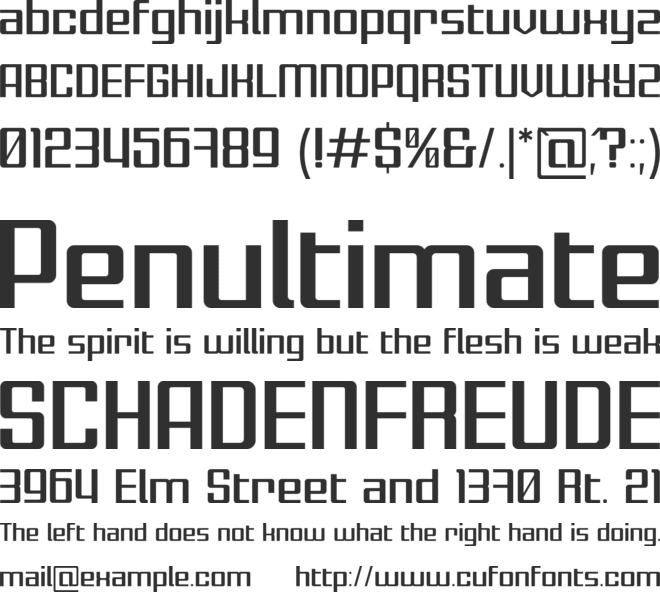 Gamlangdee font preview