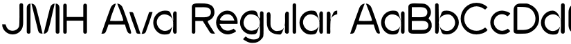 JMH Ava Regular font