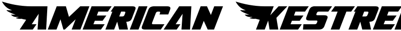 American Kestrel Expanded Expanded font