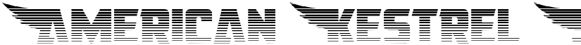 American Kestrel Straight Grad Regular font
