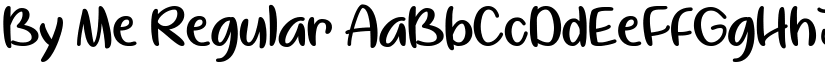 By Me Regular font