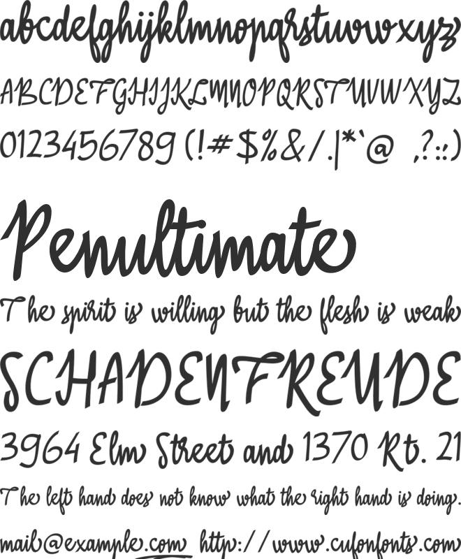 ABasterRules font preview