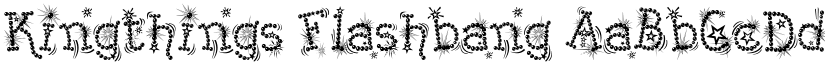 Kingthings Flashbang font