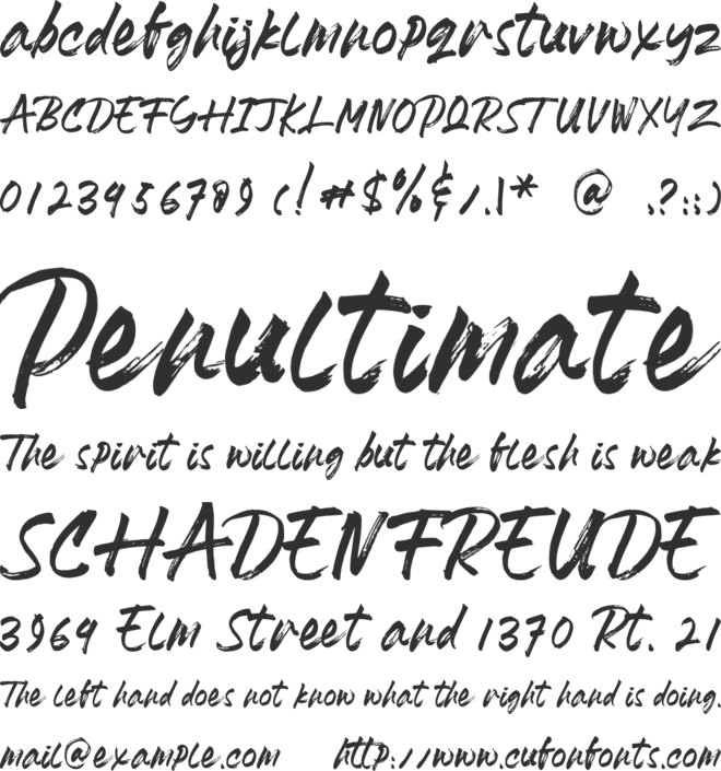 Heydhar font preview