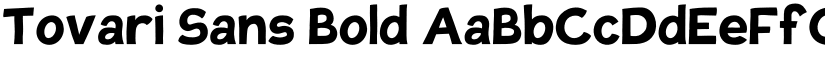 Tovari Sans Bold font