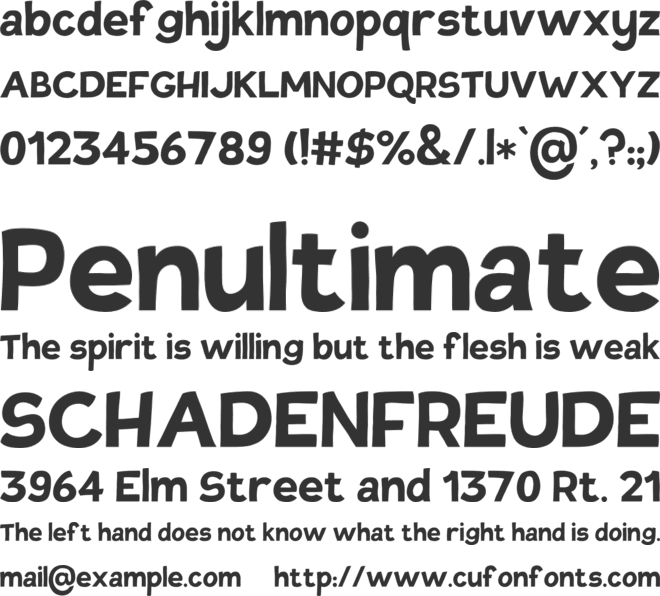 Tovari Sans font preview