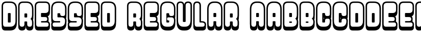 Dressed Regular font