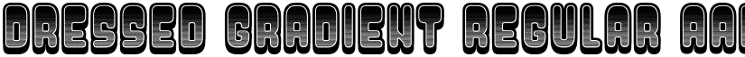 Dressed Gradient Regular font