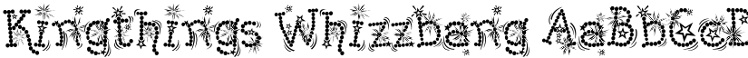 Kingthings Whizzbang font