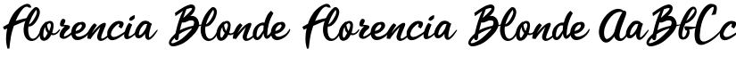Florencia Blonde Florencia Blonde font