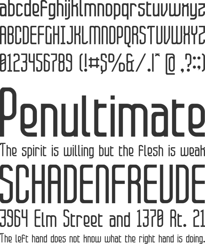 Movellan font preview