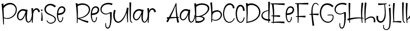 Parise Regular font