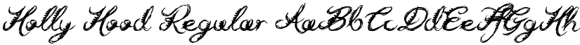 Holly Hood font download