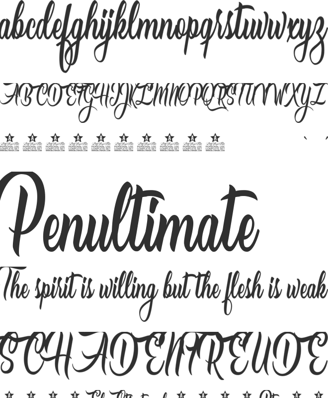 Love Empire Personal Use font preview