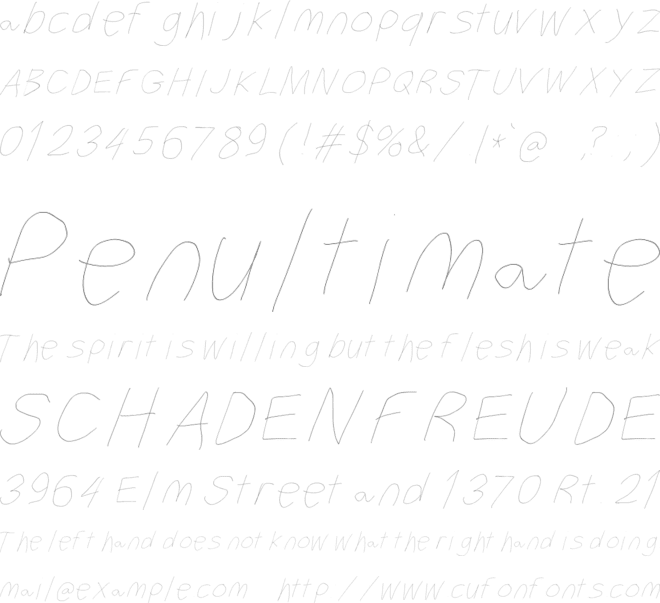 Filament Serie font preview
