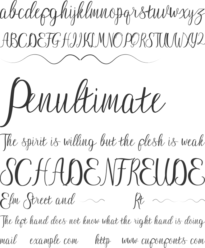ayu widya font preview