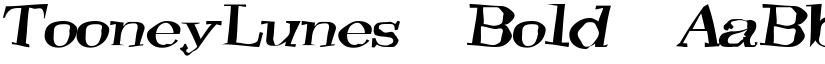 TooneyLunes Bold font