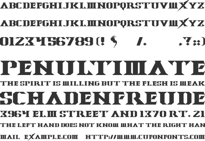 Space Angel font preview