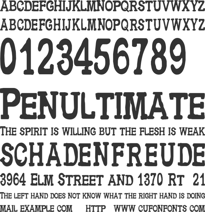 CF Metropolis Serif font preview