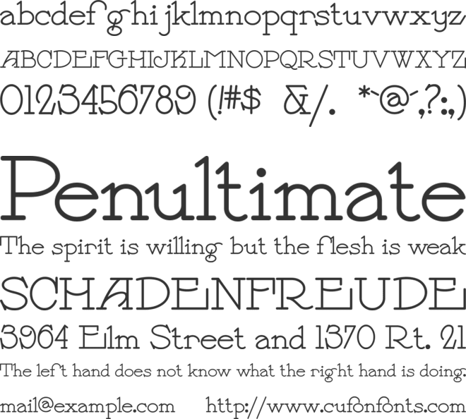 PayzantPen font preview