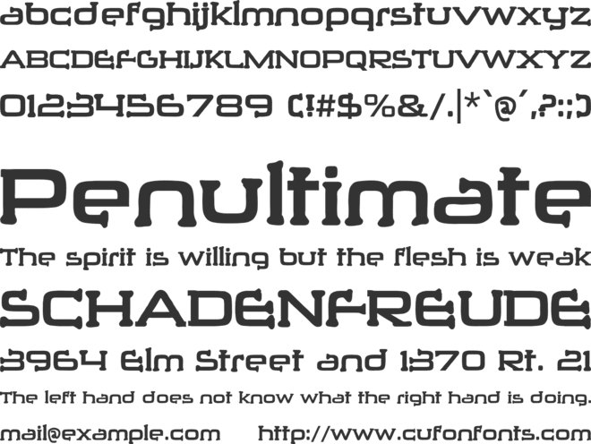 Milkropolitical font preview